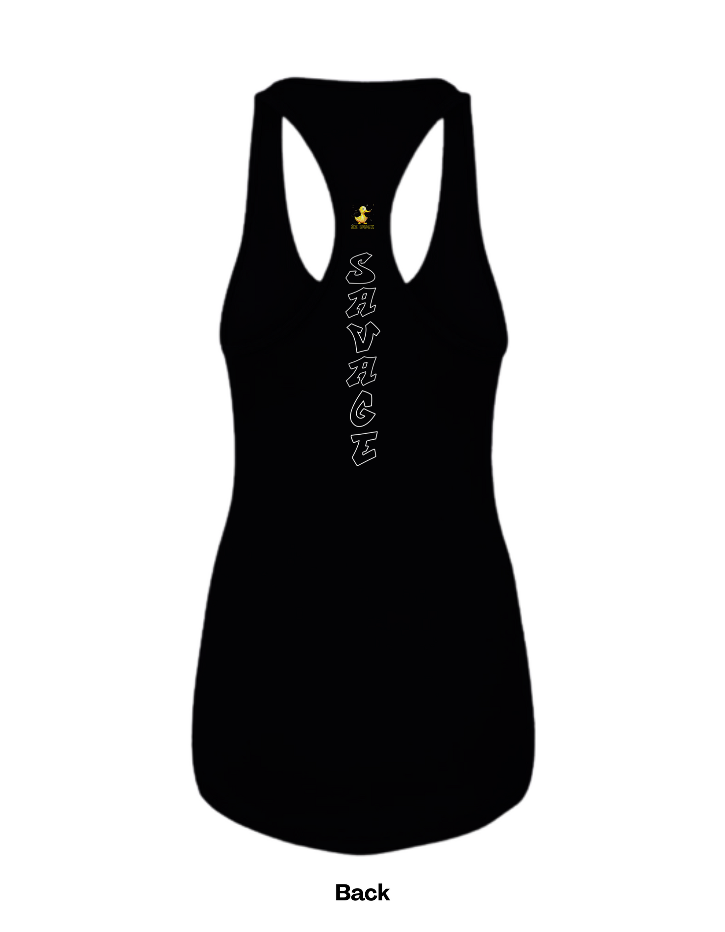 Savage Women's Racerback Tank - Black