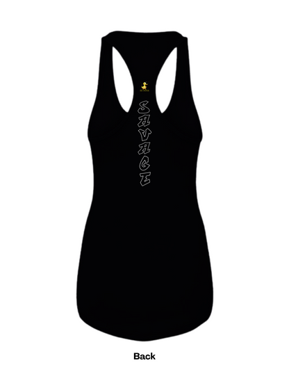 Savage Women's Racerback Tank - Black